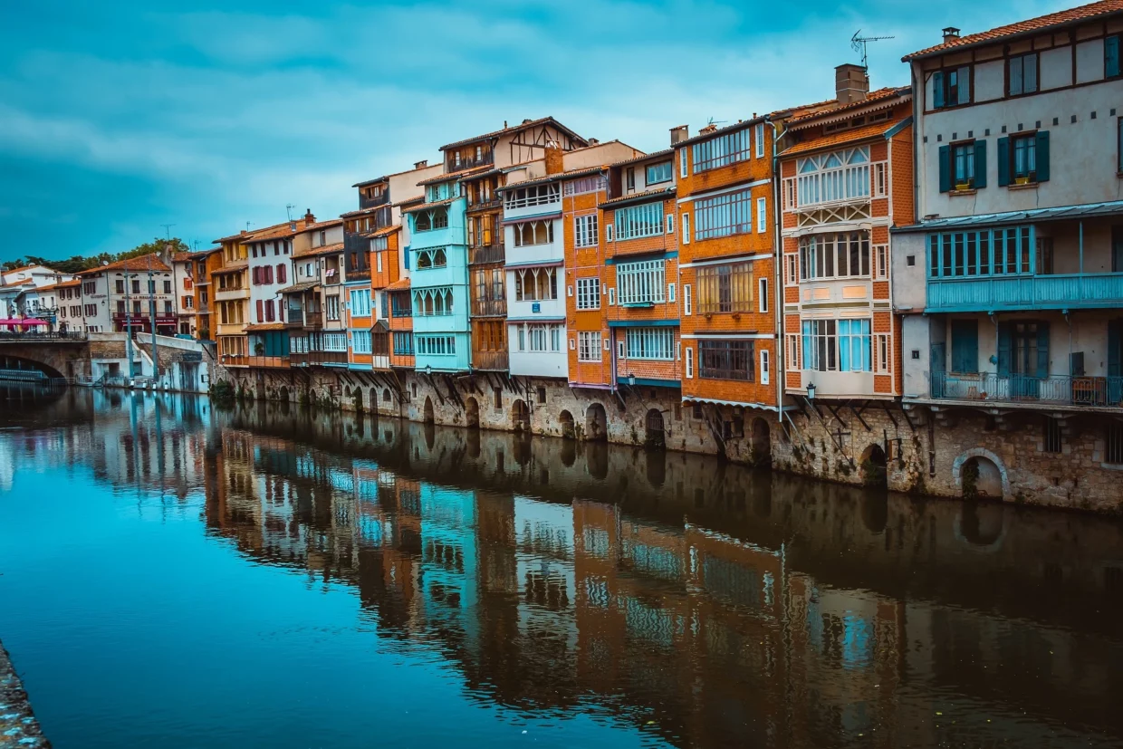 Vue sur l'Agout à Castres