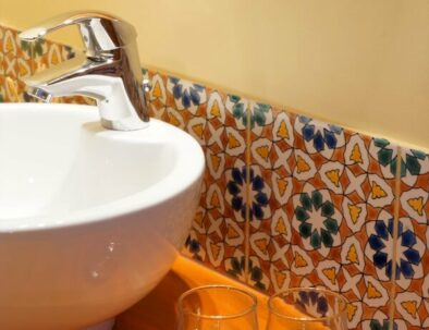 salle de bain chambre safran